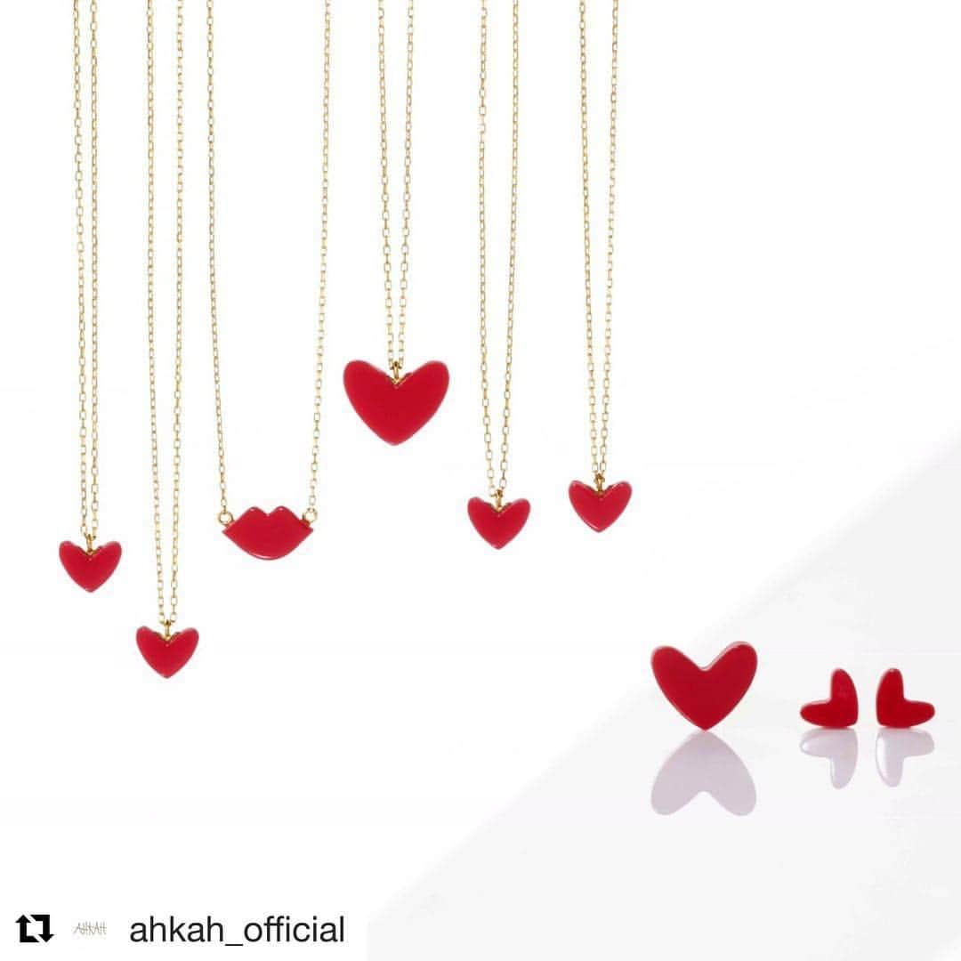 福王寺彩野さんのインスタグラム写真 - (福王寺彩野Instagram)「❤️❤️❤️ #Repost @ahkah_official ・・・ . Happy Valentine's Day💗💗💗 . #AHKAH #jewelry #valentinesday #present #アーカー #バレンタインデー #プレゼント」2月14日 14時06分 - ayano_fukuoji