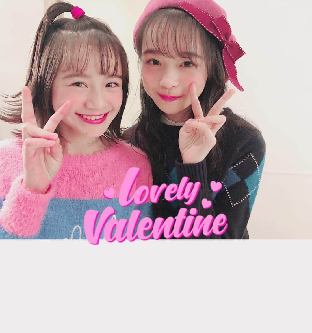 ニコ☆プチのインスタグラム：「💝🍫💝🍫 #happyvalentine  #琴楓  #林芽亜里」