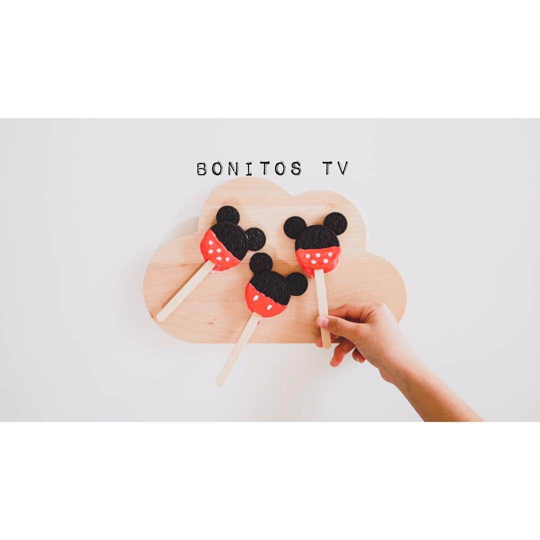 Bonitos TVのインスタグラム：「❤︎2019.2.15❤︎ ✴︎ ✴︎ バレンタイン用にオレオでミッキーを作ったよ✨ ✴︎ ✴︎ 最近の悩み… インスタにpostするpic 今まで通り、横長にするか… 正方形にするか…  悩… ✴︎ ✴︎ ✴︎ 動画はyoutubeで公開してるよ♡ 是非見てねー☆ ʚ♡⃛ɞLᵒᵛᵉᵧₒᵤʚ♡⃛ɞ(ू•ᴗ•ू❁) （リンクはプロフィールに貼ってるよ★） ✴︎ ✴︎ #ig_kids #instababy #littleandbrave #instakids #ig_love_baby  #instagram_kids #pixel_kids  #cute #cute_ig_kids #cutekidsclub  #cutebabyandkid #kidsfashionbook  #love_kids #lovekids_  #ig_kidsphoto #makeup #cute_ig_kids #kidsgram_tokyo #kidsphotoshoot  #momswithcameras #親バカ部 #igkiddies #kids_japan #ママカメラ #小学生 #pancakeart #cinemagraph #カメラ #コズレ」