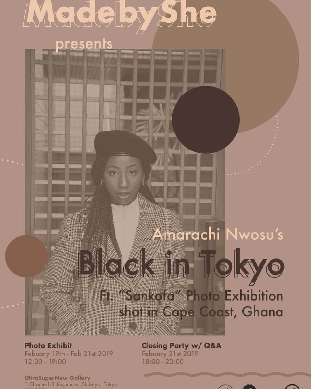 TABI LABO【公式】さんのインスタグラム写真 - (TABI LABO【公式】Instagram)「2月はアメリカにおける「Black History Month」ですが、日本でも同じテーマの展覧会が開催されます。 作品を展示するのは、2017年11月に東京に暮らす有色人種の人々に焦点を当てたショートドキュメンタリー「Black in Tokyo」を制作した、ナイジェリア系アメリカ人アーティストであるAmarachi Nwosuさん。ちなみに、これは様々なイベントを手がける「Bae Tokyo」と、原宿とシンガポールに拠点を置くアートギャラリー「UltraSuperNew Gallery」による、コラボレーションプロジェクト「Made by She」の一環です。 展覧会では、先に紹介したショートドキュメンタリーの他、Amarachiさんがガーナのケープ・コーストという都市で撮影した写真も展示されるとのこと。自身が東京に暮らしたこともある経験から、彼女は「アジアにおけるブラックカルチャーの理解度を高めて、新たなコミュニティをつくりたい」と言います。 開催日は2月19日〜21日。最終日には、“ブラックカルチャー“について発信するAmarachiさんとのQ&Aセッションも行われるので、彼女とのコミュニケーションを通して、新たな発見を得られるかもしれません。 @amaraworldwide @bae_tokyo @ultrasupernewgallery」2月15日 19時15分 - tabilabo