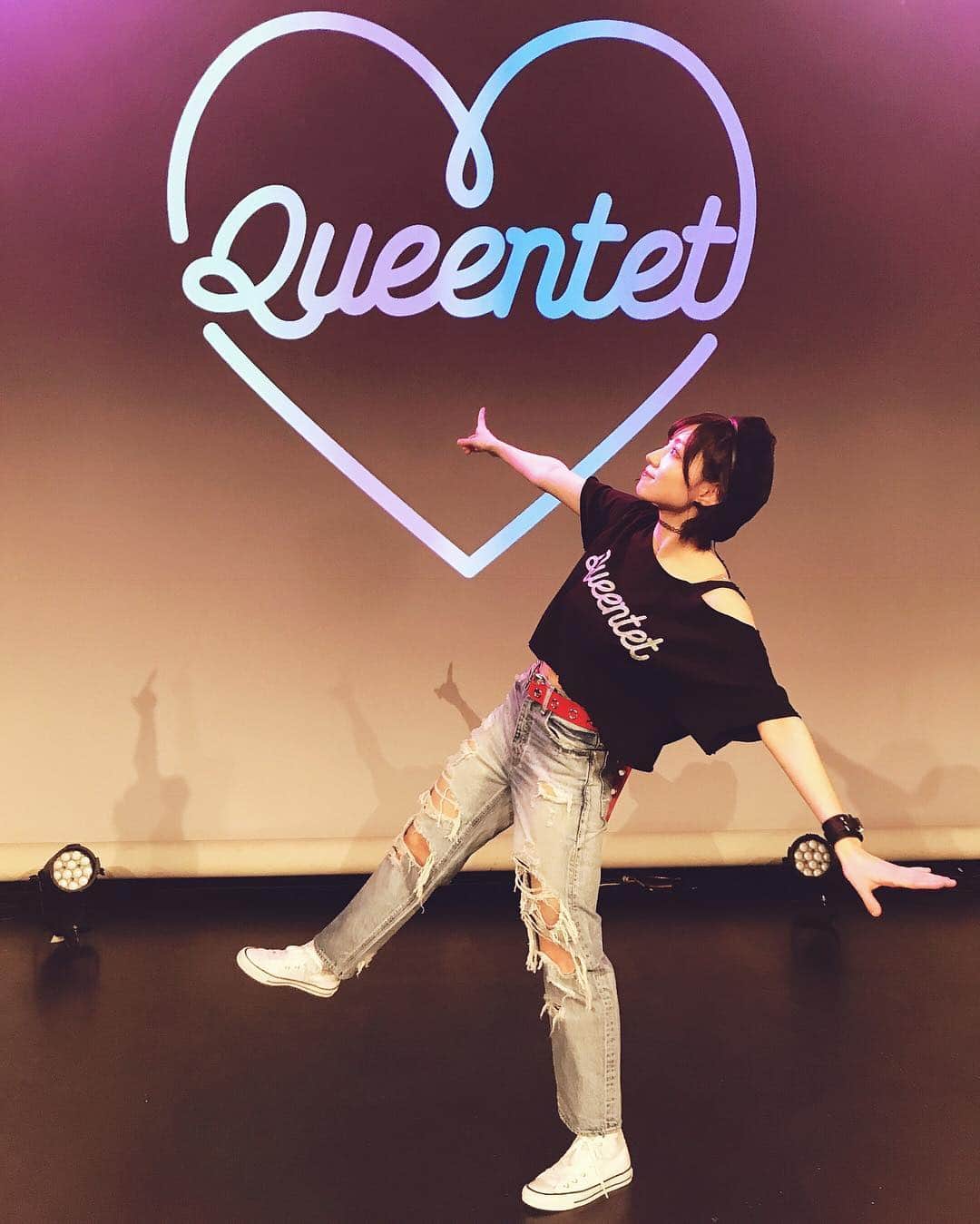 太田夢莉さんのインスタグラム写真 - (太田夢莉Instagram)「はーと #Queentet #queentetvalentinelive2019」2月17日 0時17分 - yustagram12