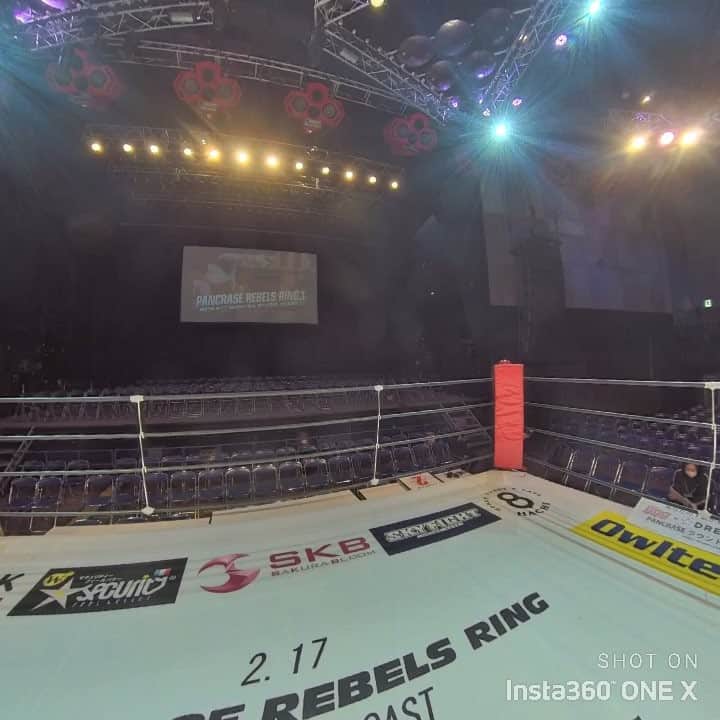 のインスタグラム：「PANCRASE REBELS RING #pancrase #rebels #パンクラス」