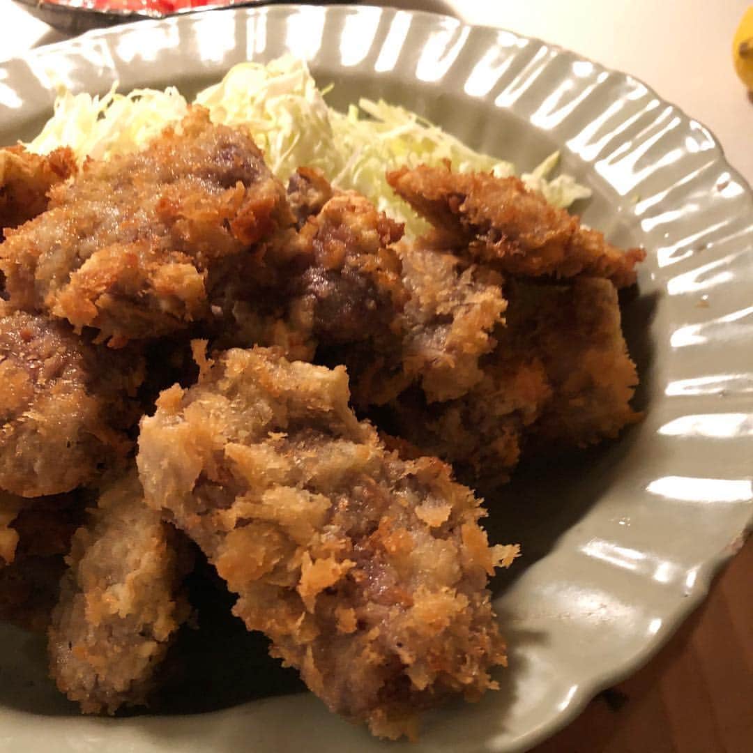 行正り香さんのインスタグラム写真 - (行正り香Instagram)「アメリカンビーフで、カツレツを作りました。少し厚めのそぎ切りがおいしい。レモンとカレー塩も合います。#行正り香 #rikayukimasa #アメリカンビーフ#usmef#americanmeat#american beef」2月17日 10時34分 - rikayukimasa