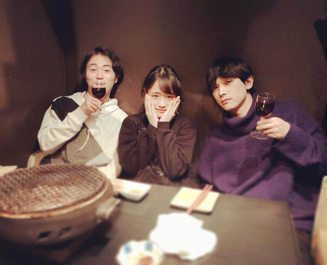 大原櫻子さんのインスタグラム写真 - (大原櫻子Instagram)「MUSH&Co. 同窓会的なご飯会  みんなお酒が飲めるようになり、 いろんなこと話しました。 何年振りに3人で集まったかな  平和な会で幸せでした(*･ω･) #森永悠希 くん #吉沢亮 くん」2月17日 10時50分 - sakurako_ohara