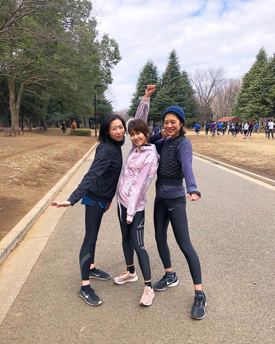 三原勇希さんのインスタグラム写真 - (三原勇希Instagram)「代々木公園朝ラン8km❤️ みんなで走ろうの会、初対面の人や初めてランニングする人も一緒に走りました✨ #GOGIRL  #RUN姉ちゃん」2月17日 11時12分 - yuukimeehaa