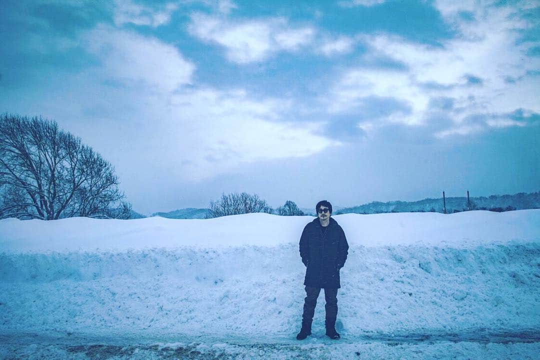 月に吠える。さんのインスタグラム写真 - (月に吠える。Instagram)「寒いぜー 寒かったぜー #大森南朋#北海道」1月24日 14時50分 - tsukinihoeru.6960.naoomori