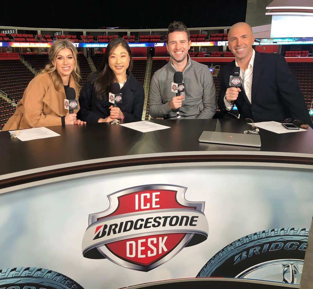 長洲未来さんのインスタグラム写真 - (長洲未来Instagram)「This is the first time in 11 years that I’m on the other side of things! Make sure you tune in to the @bridgestonetires Ice Desk on @youtube before and after the pairs short program today (4:15 pm ET). We’ll give you an idea of what and who to watch out for. If you’re in house, come show your support! ⛸  #icedesk #theotherside #postsurgery #figureskating #2019 #usnationals #talk #athlete #pairskating #skatingismylife #commentary #usfigureskating #usfigureskatingchampionships #thescoop #bridgestone」1月25日 5時46分 - mirainagasu