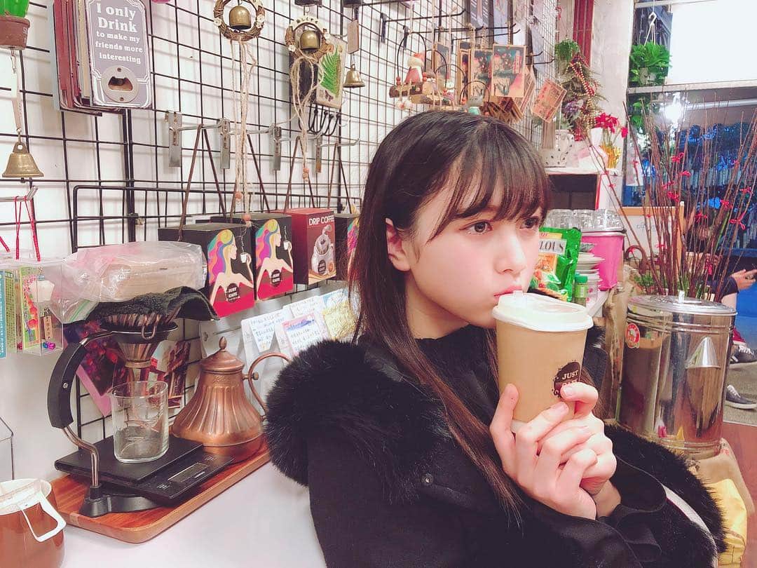 永野芹佳さんのインスタグラム写真 - (永野芹佳Instagram)「台湾のカフェに行ったときの写メです✨ ラテ美味しかった(^.^) #台湾」1月25日 21時16分 - iroziro_serika