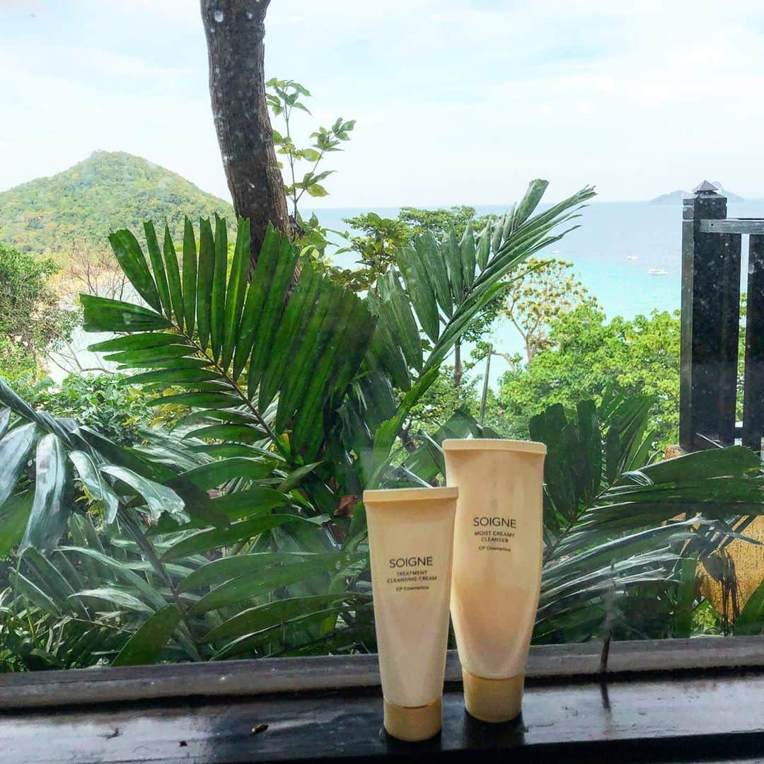 遊海 Yuumiさんのインスタグラム写真 - (遊海 YuumiInstagram)「My travel buddy always 🇯🇵 @cpsalon_purely #cpcosmetics #cpsalon #facewash #mebeauty #beauty #favourite #peace #phiphiisland #view #oceanview #japan」1月27日 1時16分 - yuumi_kato