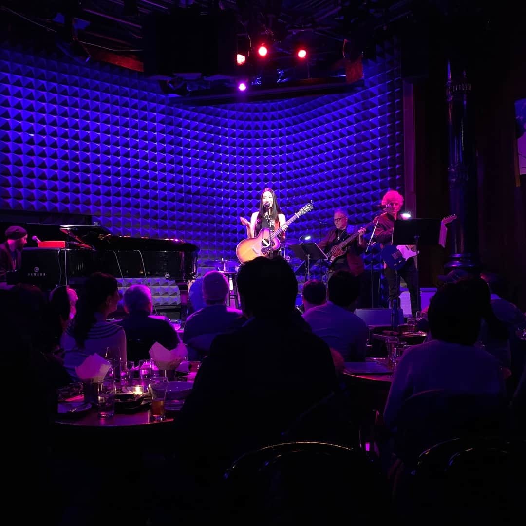 Ka-Naのインスタグラム：「Thank you for coming to my show at Joe’s Pub last night! I had an amazing time thanks to you all!!! I really appreciate that! I hope to see you again soon :) Have a great weekend!!! #ka-na#happiness tour#joespub#nyc#manhattan#jpop」