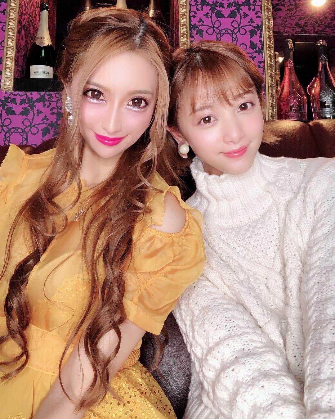 一条葵 一条葵さんのインスタグラム写真 - (一条葵Instagram)「👧💞👧 . 姉妹⸜( * ॑꒳ ॑*)⸝⸜(* ॑꒳ ॑* )⸝ショット♡  👯♡💞💖💝💙 . 久しぶりにみんなでご飯🍽して飲んだ時の～😆😚💕 妹だけど可愛くて仕方ない♥(๑˘ ³˘๑)♡*⑅୨୧ 🐻˙˚  ᕱ⑅ᕱ ɞ˚˙ ♡。」1月27日 22時37 ...