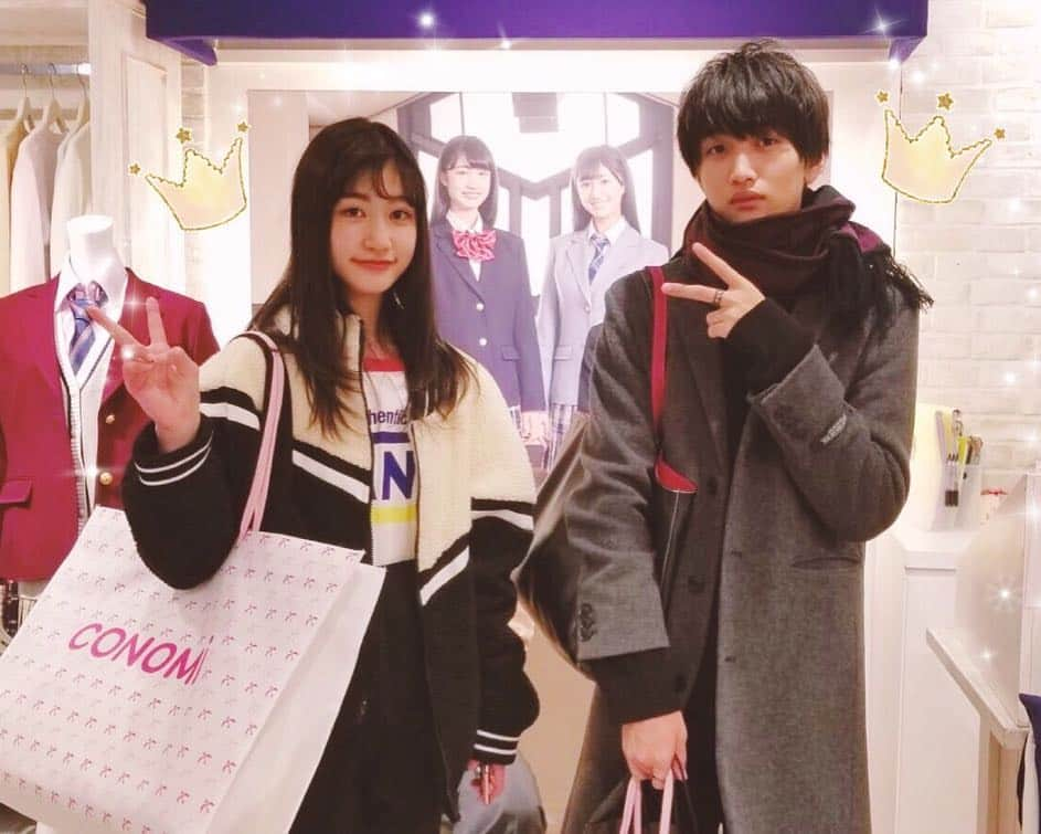 制服専門店CONOMiさんのインスタグラム写真 - (制服専門店CONOMiInstagram)「【原宿店】第6回制服アワード 👑グランプリ 山内寧々さん 👑準グランプリ 石岡快斗さん が 制服アワード終了後に遊びに来てくださいました(﹡ˆ ᴗ ˆ﹡)⭐️🐰💓 お2人がモデルの2019年カタログも配布スタートです❤️ぜひチェックしてくださいねヾ(﹡ˆ ᴗ ˆ﹡)ノ❤️❤️ #山内寧々 #石岡快人 #conomi #制服アワード #制服アレンジ #制服ディズニー #制服 #モデル #model」1月27日 18時36分 - conomi_official