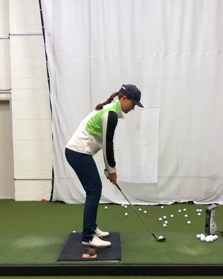ヴィッキー・ハーストのインスタグラム：「Did some quality work this weekend with @scotthamiltongolf 💪🏼」