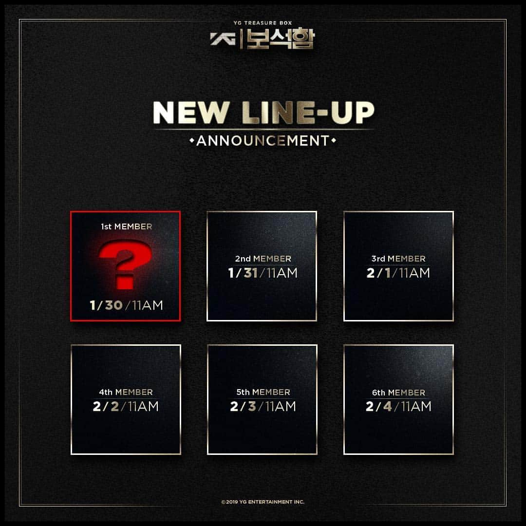 YGさんのインスタグラム写真 - (YGInstagram)「NEW LINEUP COMING SOON ⠀⠀⠀⠀⠀⠀⠀⠀⠀⠀⠀⠀⠀⠀⠀⠀⠀ #YG보석함 #YG_TREASURE_BOX #보석함 #NEW_LINEUP #COMINGSOON #20190130_11AM #YG」1月29日 15時02分 - yg.treasurebox