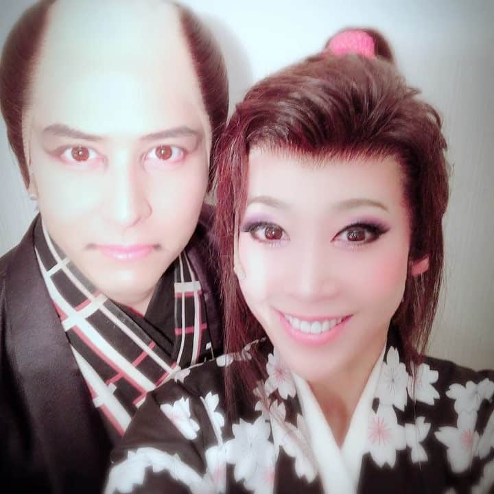 のインスタグラム：「#SHIRANAMI  ラスト1回よろしくお願いします❤️❤️❤️ #伊礼彼方 さん #南郷様 #赤星十三郎 #小夜」
