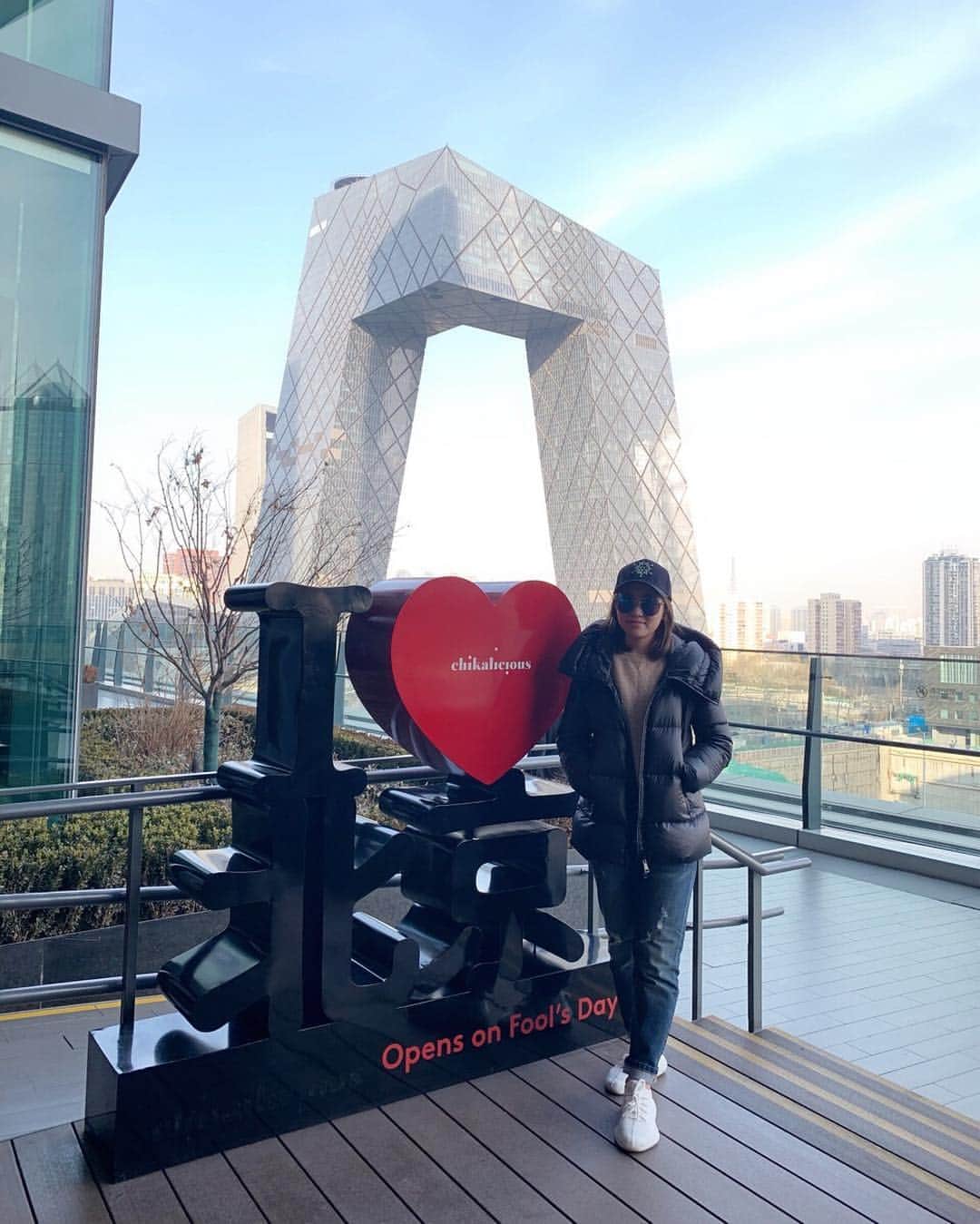 耿冰娃のインスタグラム：「I❤️北京」