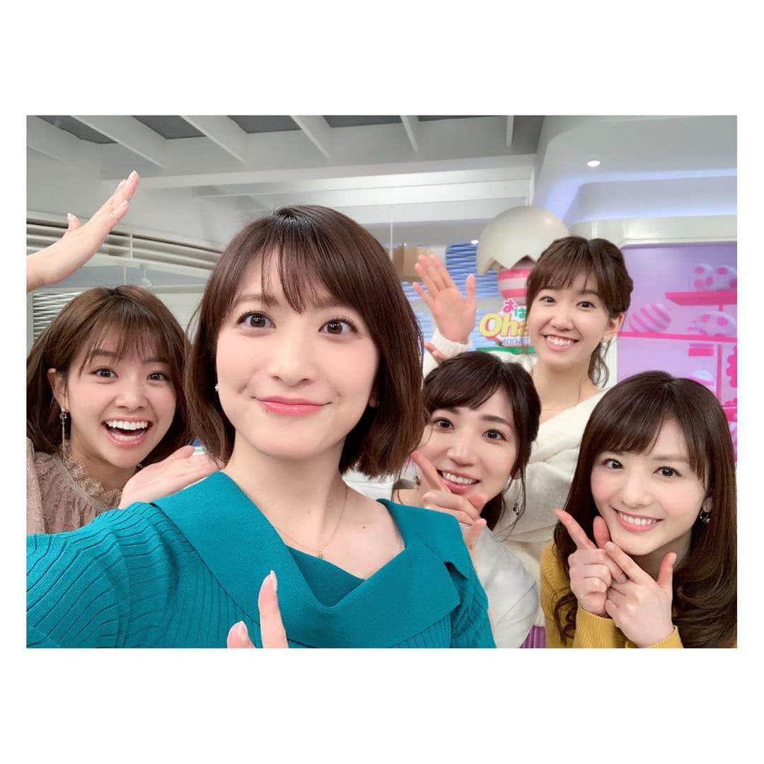 のインスタグラム：「・ Oha!4の水木MCの笹崎ちゃんが 今日からInstagram始めたそうです💓 → @rina_sasazaki ・ ・ ・ 放送終わりに動画も撮っていましたよ📷🎶 ・ ささやんの投稿楽しみ☺️💗 ・ ・ ・ ・ #笹崎里菜 #アナウンサー #インスタグラム始めました #oha4newslive #oha4 #中西希 #内田敦子 #中川絵美里 #小菅晴香 #フリーアナウンサー #セントフォース」