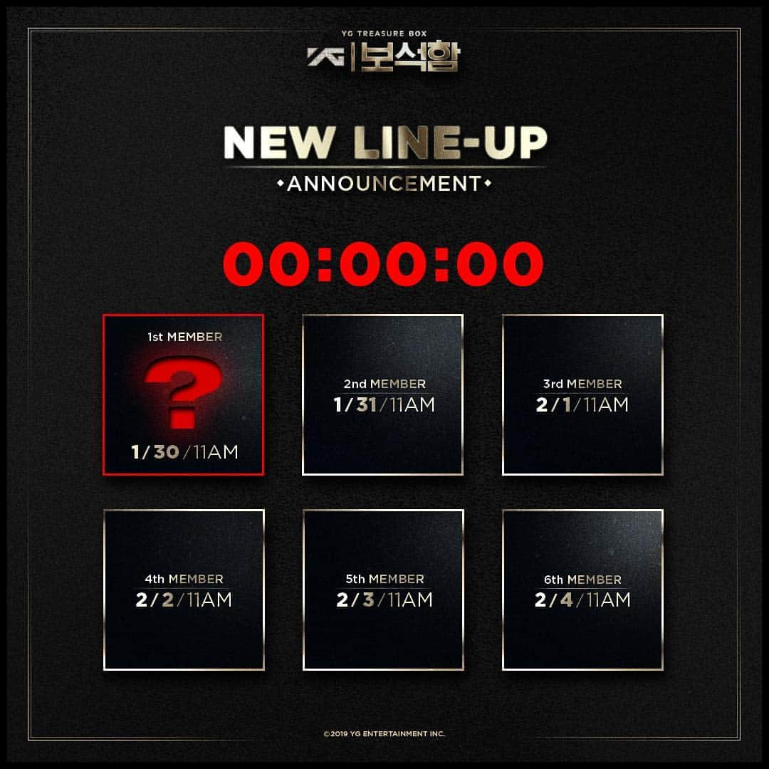 YGのインスタグラム：「NEW LINEUP MEMBER #1 COUNTER originally posted by yg-life.com ⠀⠀⠀⠀⠀⠀⠀⠀⠀⠀⠀⠀⠀⠀⠀⠀⠀ ✨ 2019.01.30 11AM kst ⠀⠀⠀⠀⠀⠀⠀⠀⠀⠀⠀⠀⠀⠀⠀⠀⠀ #YG보석함 #YG_TREASURE_BOX #보석함 #NEW_LINEUP #1ST_MEMBER #COMINGSOON #20190130_11AM #YG」