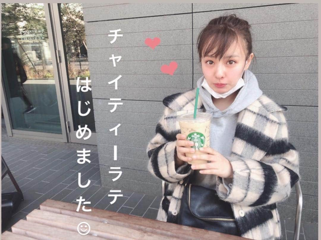 山田菜々さんのインスタグラム写真 - (山田菜々Instagram)「苦手だったのにすぐに美味しく感じるようになった不思議な感覚🥺❤️ . #starbucks #スタバ #🥤」1月30日 8時02分 - tannana.yamada