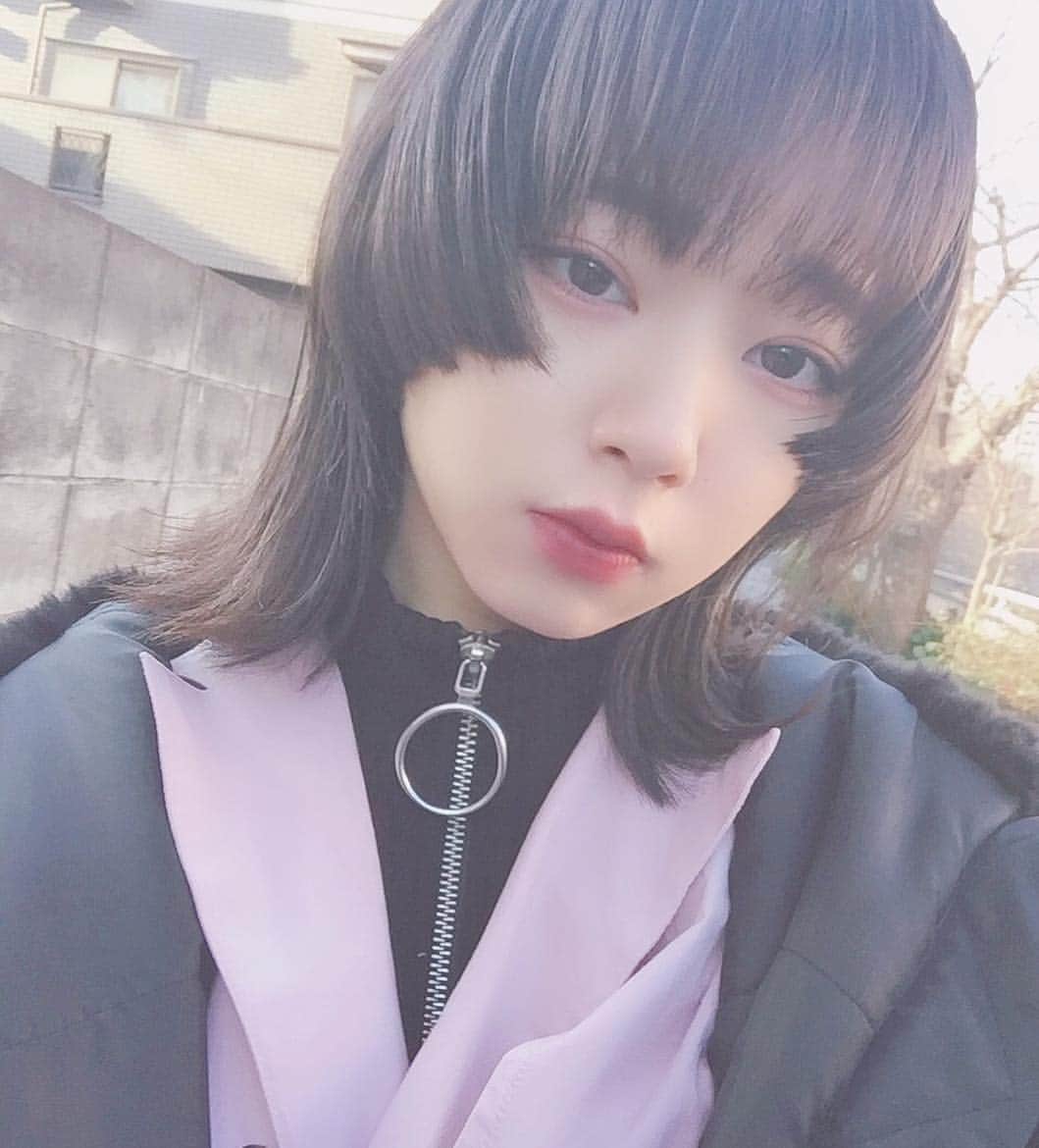 新原聖生さんのインスタグラム写真 新原聖生instagram 姫カット ウルフカット 外ハネ Selfie 1月30日 23時02分 Mellowmellowsena