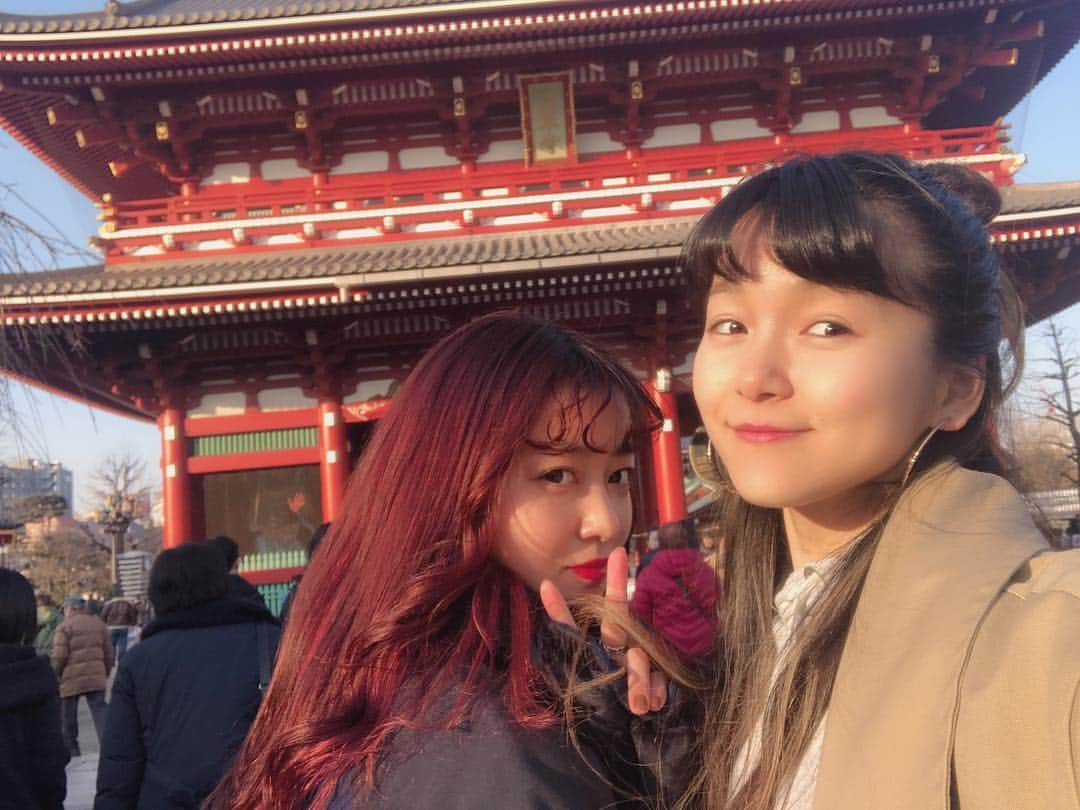 萩原舞さんのインスタグラム写真 - (萩原舞Instagram)「大好きな親友が 一時帰国したよ🥰❤︎ 浅草行って、新しいお揃いのリングを買って、萩原家に泊まって最高の時間でした💞 とってもあっという間過ぎたけど 癒しと最高の時間ををさんきゅ🍒 I already miss you 😢 #光井愛佳  #だいすきがとまらない」1月31日 12時49分 - mai_hagiwara_22462