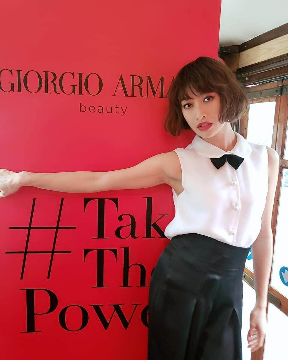 山田優さんのインスタグラム写真 - (山田優Instagram)「#Takethepower #powerfabric #armanibeauty  @armanibeauty」1月31日 15時07分 - yu_yamada_