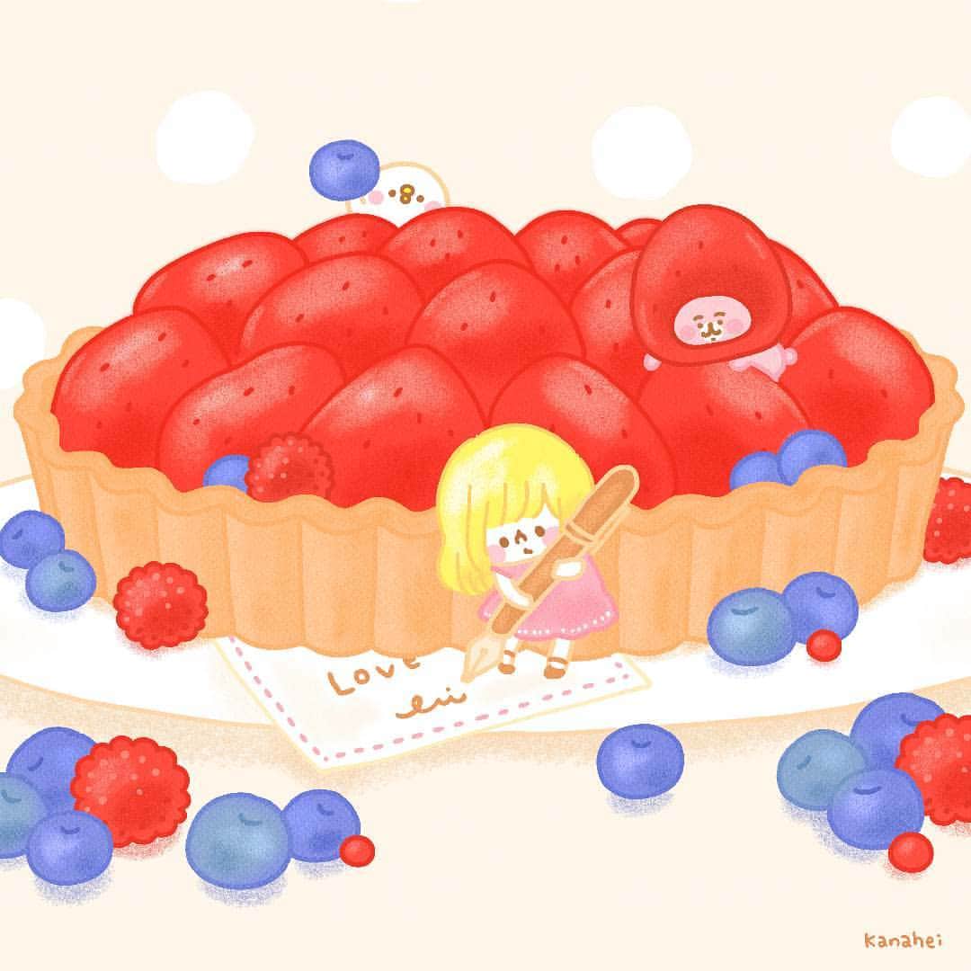 カナヘイさんのインスタグラム写真 カナヘイinstagram ベリーベリーlove 2月壁紙 2月1日 12時15分 Kanahei