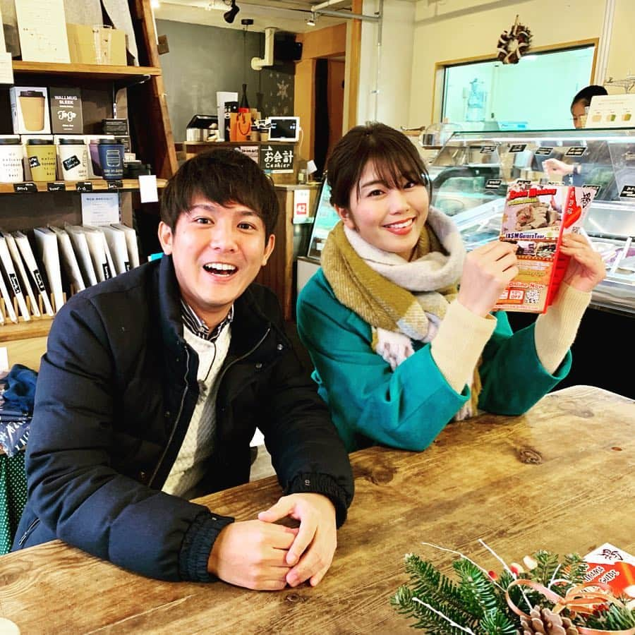 松山航大さんのインスタグラム写真 - (松山航大Instagram)「★ 稲村亜美さんと信州の温泉をめぐってきました！ 「湯ったり信州温泉紀行」 NBSであす2/2（土）午後２時放送！ （全国でも順次放送予定） . 稲村さんとは２回目の旅ロケ！ 今回も稲村さんの天真爛漫なキャラクターが炸裂しております！ぜひご覧ください！ . #長野放送 #湯ったり信州 #温泉紀行 #稲村亜美 さん #神スイング で #おなじみ #今回も #楽しかった！ #下諏訪温泉 #上諏訪温泉 #野沢温泉 #鹿教湯温泉 #布引温泉 #松代温泉 #オルゴール #すわのね #サンアントン #温泉観光士 #アナウンサー #松山航大 #その後 #夕方は #これダネッ！ #みてね」2月1日 20時49分 - kodai_matsuyama