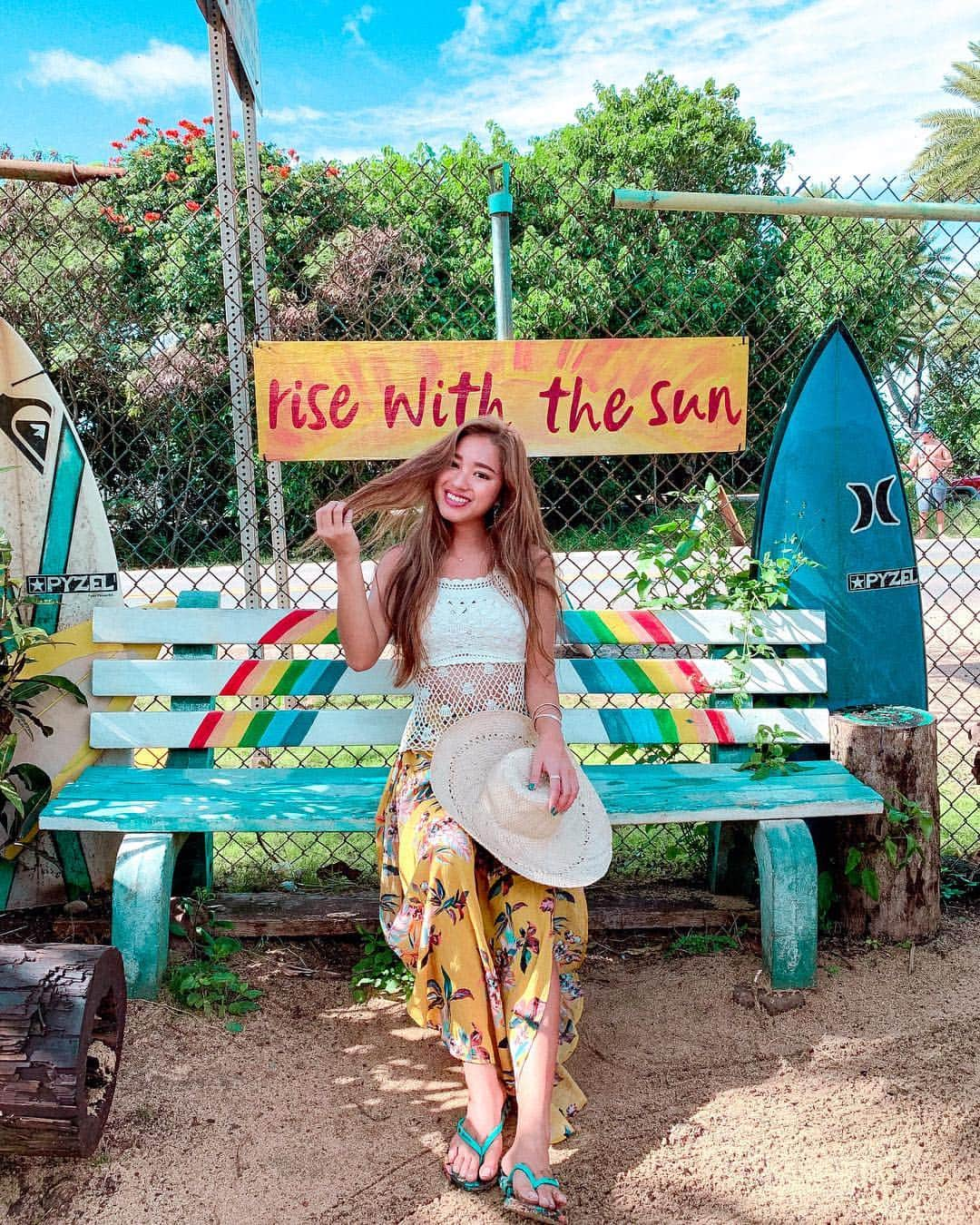 羽石杏奈さんのインスタグラム写真 - (羽石杏奈Instagram)「Can I just stay here forever? #hawaii #homesweethome #fulloflove  多分、あたしはここが一番居心地良くて合ってるんだなあって思う毎日🌞🌈🍍🏝💜」2月2日 11時09分 - hawaiianna913