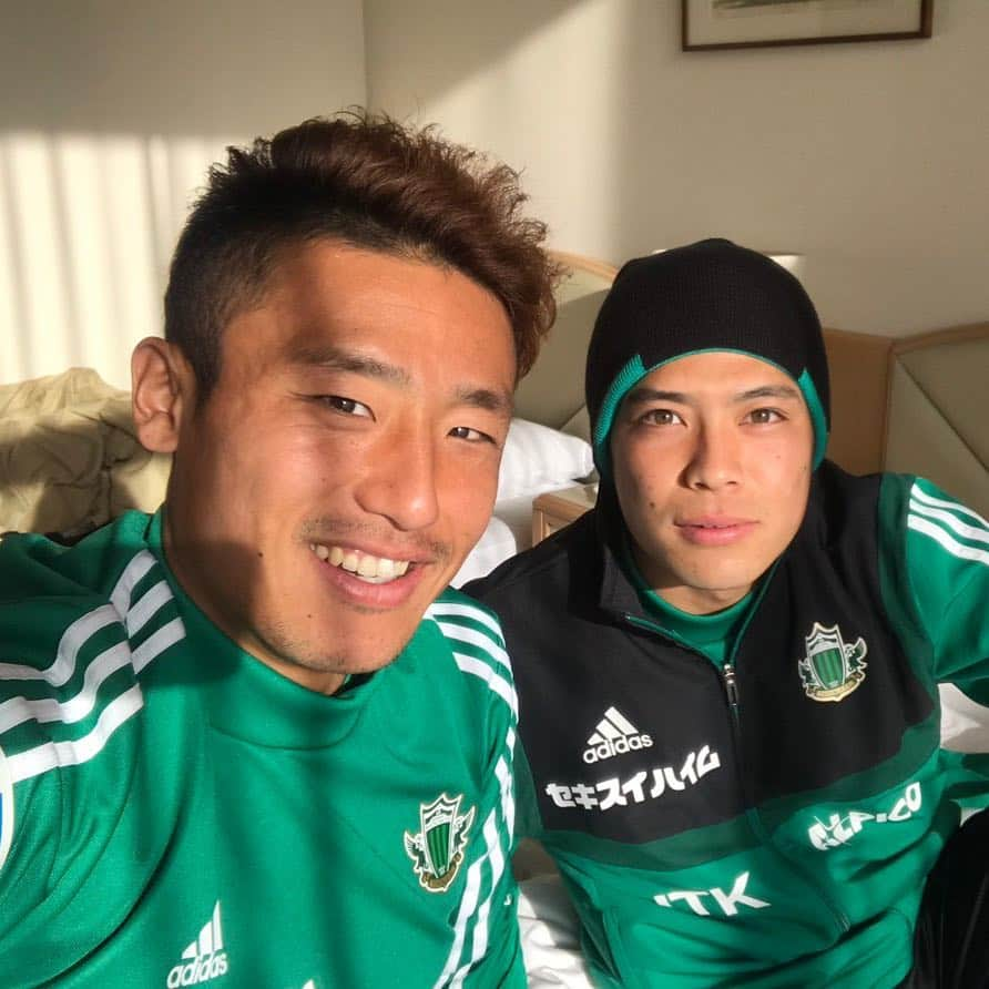 杉本太郎のインスタグラム：「一次キャンプ終了 #今井智基 #同部屋 #世話になりました #とりあえずやれることやろ」