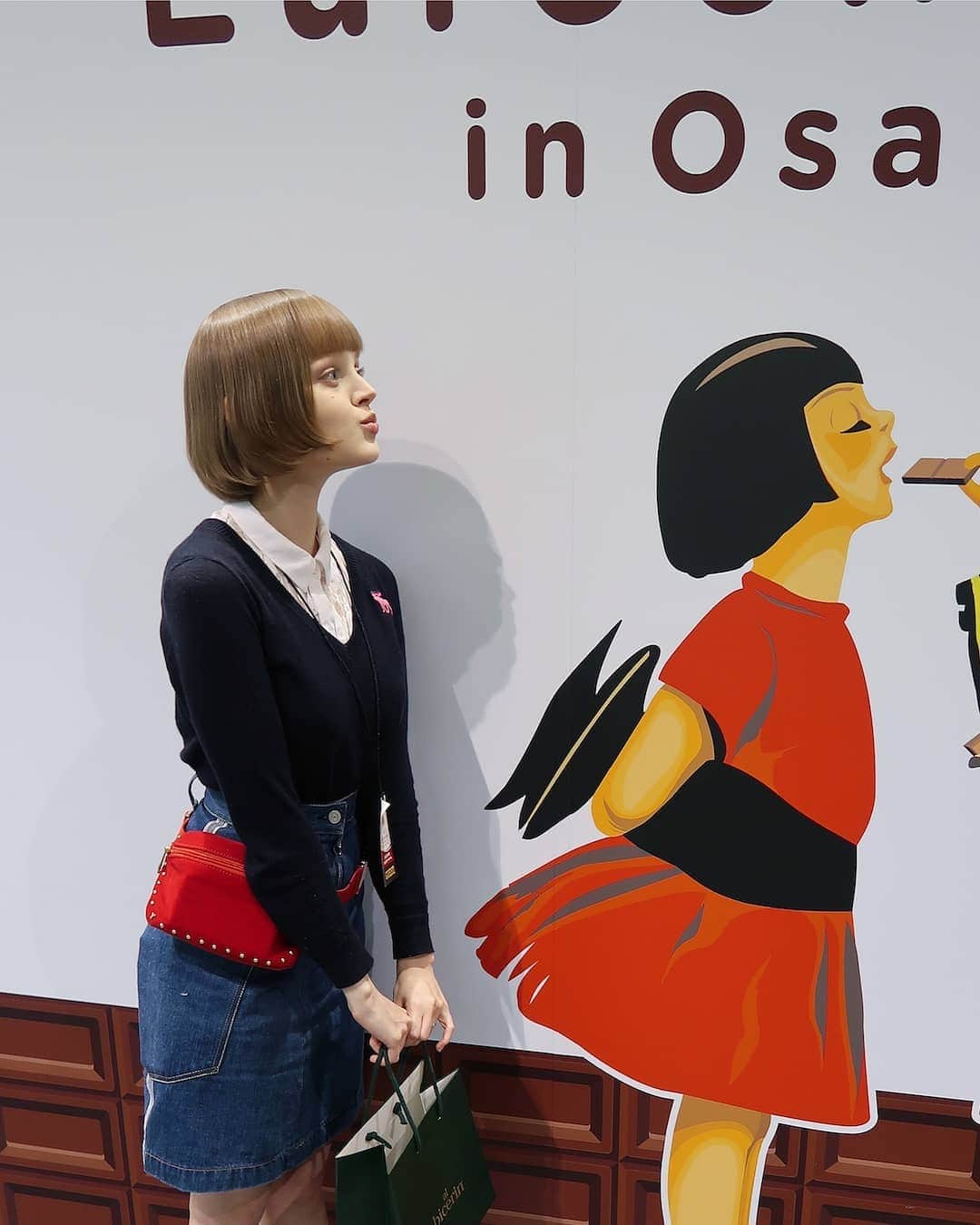 ダコタ・ローズ（ダコちゃん）さんのインスタグラム写真 - (ダコタ・ローズ（ダコちゃん）Instagram)「大阪のユーロチョコレートイベントに行きました なんと、ビーガンのチョコレートもある♡ みんなも是非行ってみてね  #eurochocolateosakaおすすめ #ビチェリン #bicerin」2月2日 15時08分 - koti.rose
