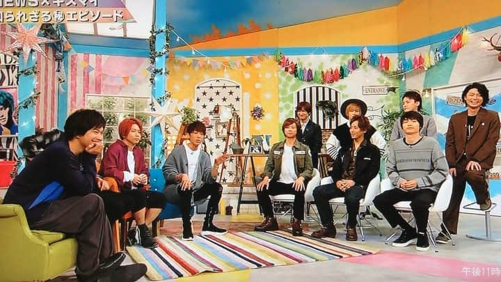 増田貴久ファンアカウントのインスタグラム：「少プレ NEWS × Kis-my-Ft2 #キスマイ初登場 . 年は近いけど、それぞれ全く違う色を持ったグループ。 . 3年間、MCとして楽しませてくれて本当にありがとう。 . 毎月見れなくなるのは本当に寂しいけど、キスマイがMCの少プレに今度はゲストとして登場する事を待ってます🥺 . 本当にお疲れ様。 次はどんな新しいNEWSを見せてくれるか楽しみ。 #NEWS」