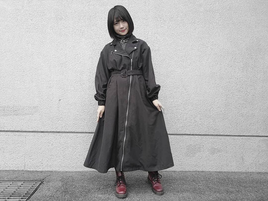 小畑優奈のインスタグラム：「#握手会  #京都  #私服  #code  #fashion  #ootd  #jouetie  #ドクターマーチン」