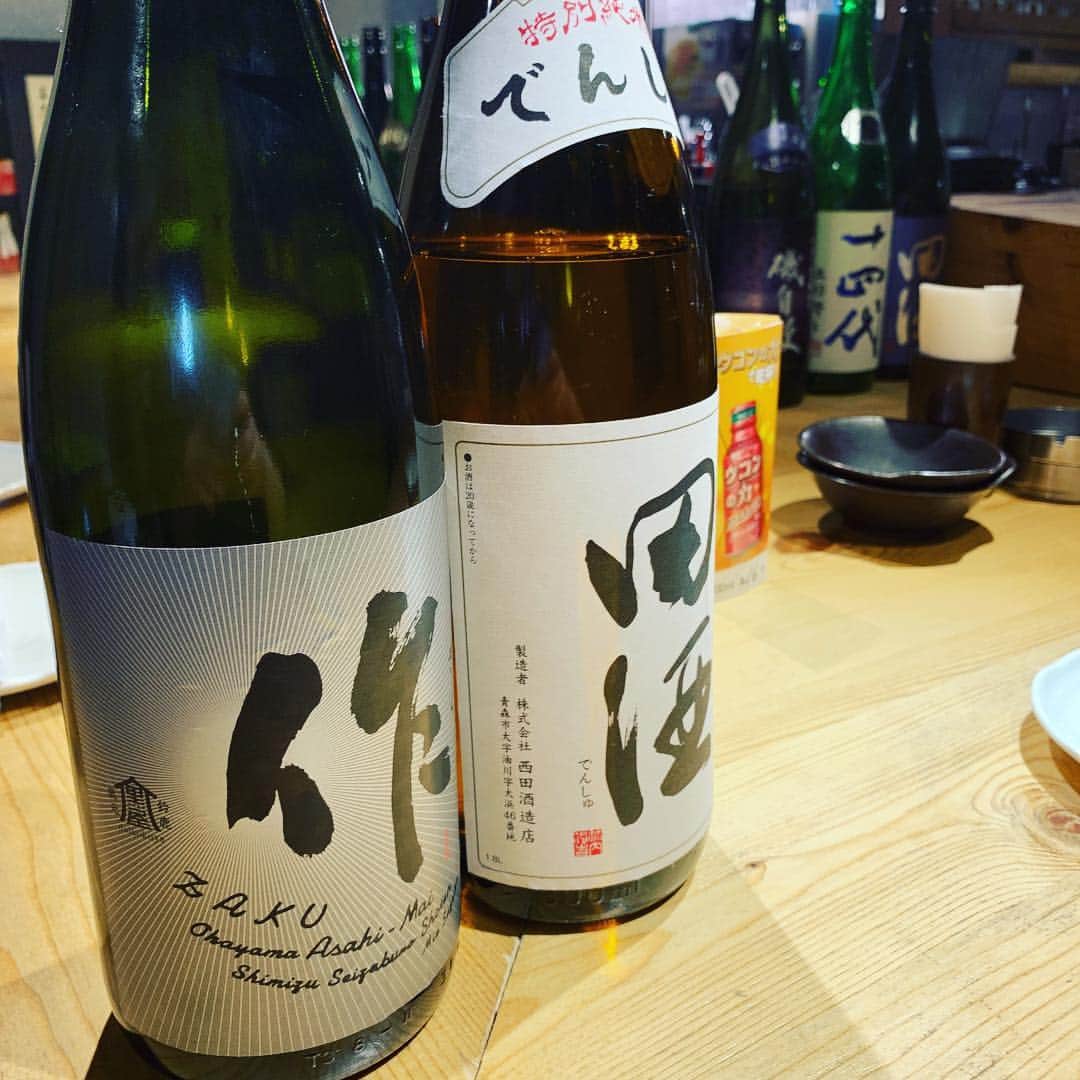 東京炉端　度感　目黒店のインスタグラム：「#作#田酒#半合#650円#jr#山手線#徒歩1分#度感#日本酒#個室#炭火焼#肉#魚#野菜#肴」