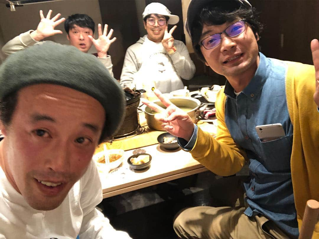 やついいちろうさんのインスタグラム写真 - (やついいちろうInstagram)「エレ片ライブ「光光☆コントの人」 稽古終わりに川尻恵太の誕生日祝い！おめでとう㊗️誕生日プレゼント代わりにライブ来てね！ アフタートークが新たにジェーン・スーさんが発表になりました！ まだ買えます！！！！！！！！！！！！！！！ ・2/14（木）19:00 ／  #磯村勇斗 （俳優） ・2/16（土）18:00 ／ #ジェーンスー ・2/17（日）14:00 ／ #エロメン （ #一徹 ＆ #月野 ） ・2/17（日）18:00 ／ #宇多丸 （ #RHYMESTER ） ・2/18（月）14:00 ／ #濱津隆之 （俳優）  チケットお早めに！」2月4日 0時10分 - yatsuiichiro