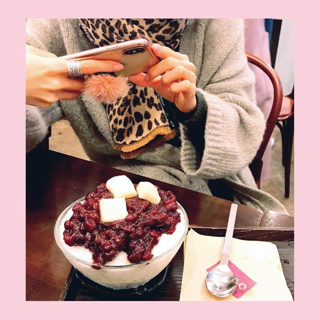 ユナさんのインスタグラム写真 - (ユナInstagram)「겨울에도 팥빙수❄️ #yummy😋  #융스타그램」2月4日 21時22分 - yoona__lim