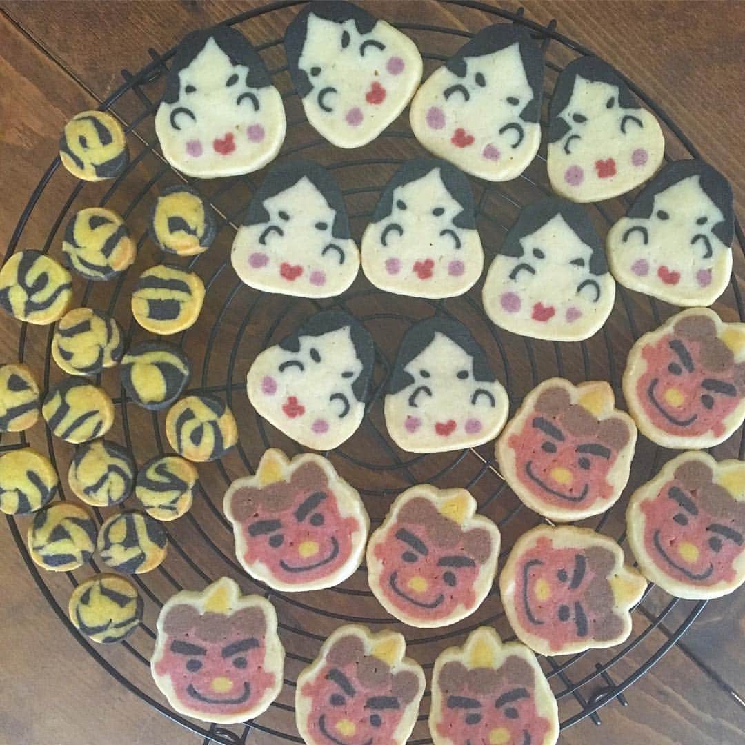 Ranさんのインスタグラム写真 Raninstagram アイスボックスクッキー の 節分セット イラストパン作り と アイスボックスクッキー作り 同じ面白さがあって どちらも楽しくてはまります Cookie Cookietime Cookiecutters Cookies