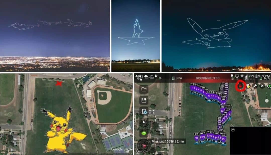 ドローンニュースさんのインスタグラム写真 - (ドローンニュースInstagram)「DJI製ドローンとアプリ「Litchi」によって夜空にピカチュウが出現？！ ・ ドローンを使って空に光の絵が描かれる光景は様々な場所で目にしますが、Russel Klimas氏ほど精巧な光の絵を描ける人はそうはいません。Klimas氏は、DJI製ドローン用のサードパーティーアプリ「Litchi」を使い、数百もの「ウェイポイント」を用いて空に芸術を描きます。 ・ ウェイポイントとは、DJI製ドローンが持つ機能で、あらかじめ設定した位置ポイントをたどってドローンを自動飛行させるものです。入念な準備をすれば、ウェイポイントとLitchiによる芸術の可能性は無限に広がります。 ・ 続きはこちら▶︎ @dronenews_japan #drone #ドローン #ドローンネット #ドローンスクール #ドローンザワールド #dronetheworld #photography #dronephoto #ドローン撮影 #空撮 #sky #空 #絶景 #dronestagram #droneoftheday #dronepilot #ドローンパイロット #ドローンのある生活 #ドローンニュース #dronenews #ニュース ・ （画像引用：https://dronedj.com/2019/02/04/drone-light-painting-waypoints-litchi/）」2月5日 19時32分 - dronenews_japan