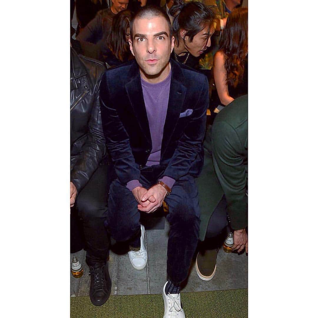 ザカリー・クイントのインスタグラム：「congratulations to my friend @toddsnyderny on a really incredible collection last night. always happy to support him!」