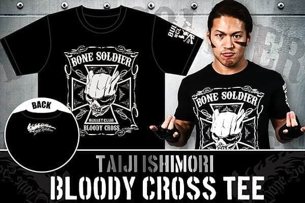 石森太二さんのインスタグラム写真 - (石森太二Instagram)「☠️BONE SOLDIER☠️ New T-shirt 『BLOODY CROSS』  Now on sale!! #njpw #njnbg #BULLETCLUB #BoneSoldier #bonesoldier #taijiishimori #石森太二」2月6日 12時01分 - taijiishimori