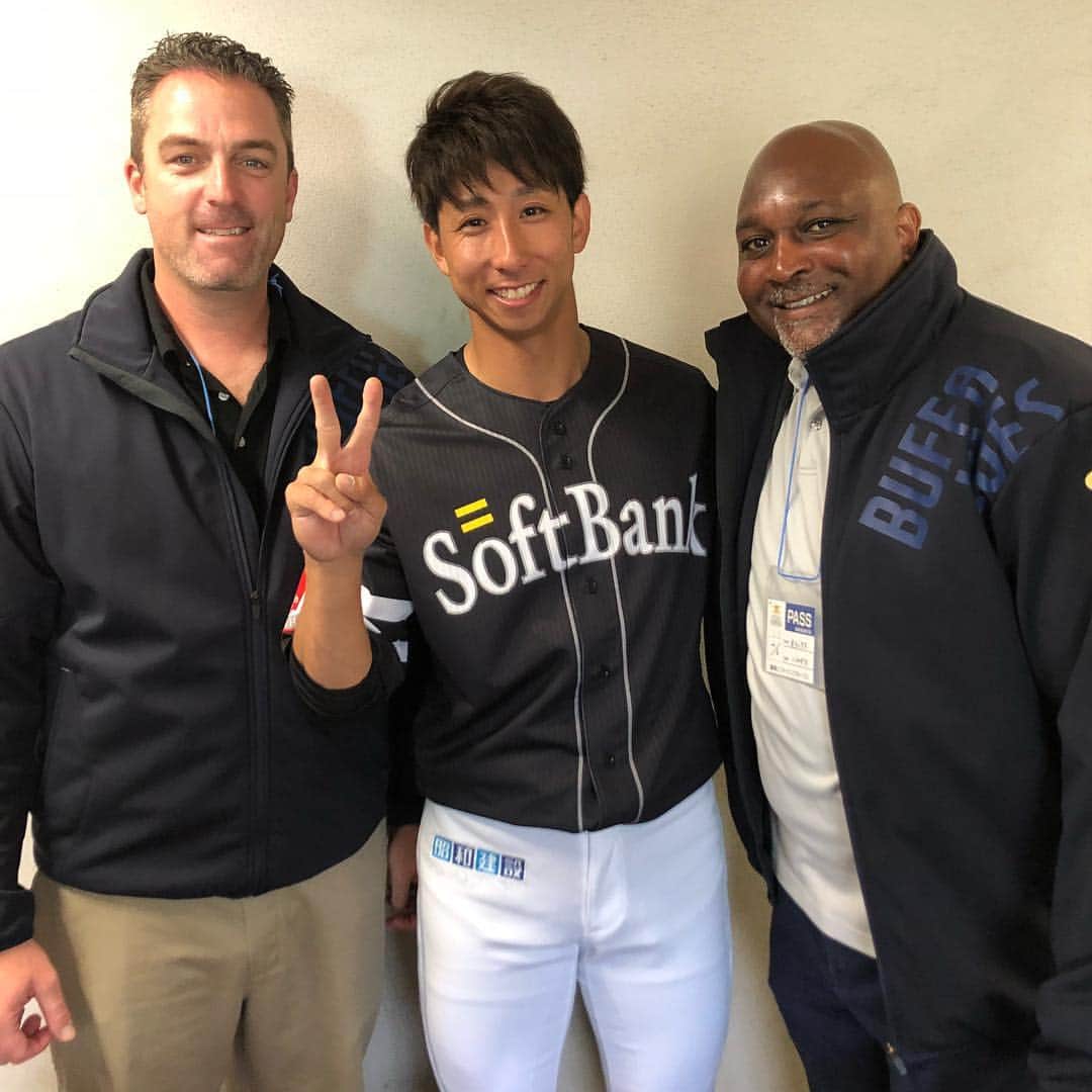 福田秀平のインスタグラム：「久々に会えた^ ^ #Pedro Valdes #DJ Houlton #福田秀平」