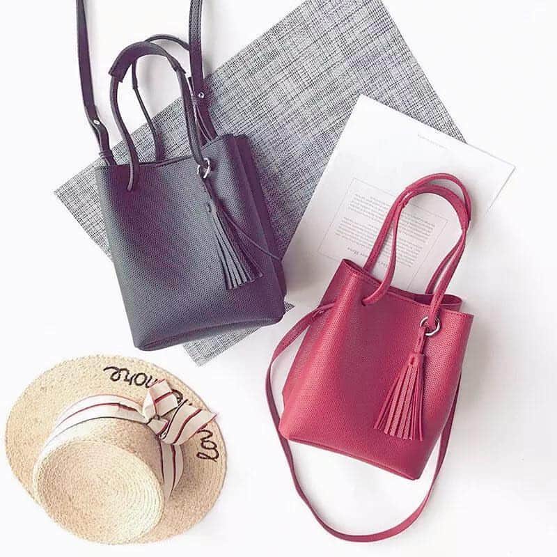 LIALUCA ONLINE SHOPのインスタグラム：「PU bucket bag💕」