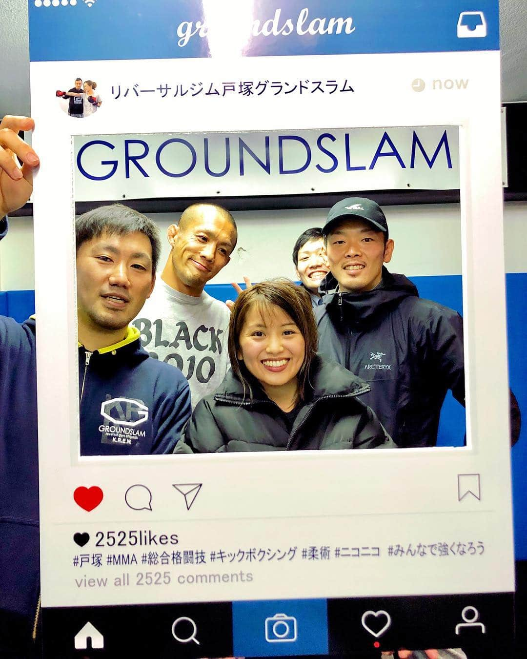 山崎桃子さんのインスタグラム写真 - (山崎桃子Instagram)「水曜戸塚グランドスラム 選手練習！！今日もひたすら レスリングでした🤼‍♀️🔥 辛い事を苦手な事を頑張ろう。 使えない頭も使って。。 ジム内は曇っちゃってます。。 人間って湯気出るんだって ここで初めて知りました😂 写真じゃ伝わらないかな？  #リバーサルジム横浜グランドスラム #リバーサルジム戸塚グランドスラム #リバーサルフィットネススタジオCHANGE #リバーサル #reversal #キックボクシング #MMA #総合格闘技 #柔術 #柔術女子 #グラップリング #横浜 #戸塚 #美脚 #美尻効果 #ストレス発散 #ダイエット #体幹トレーニング #体験無料 #入会キャンペーン実施中 #rvddw #勝村道場」2月7日 0時34分 - momochan0910