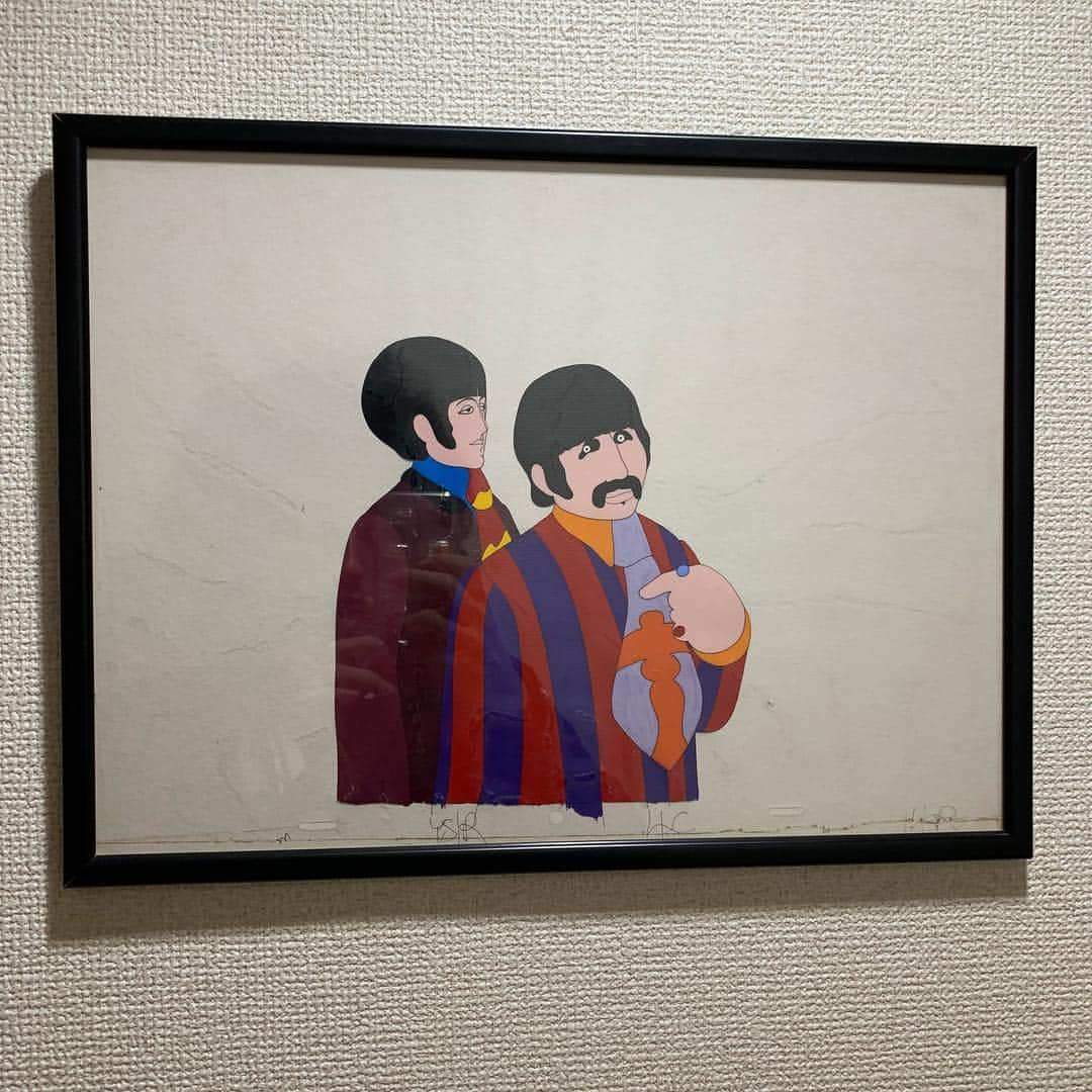 みのさんのインスタグラム写真 - (みのInstagram)「The Beatles, Yellow Submarine オリジナルセル画買っちまった.. リズム隊のお二人」2月7日 0時35分 - lucaspoulshock