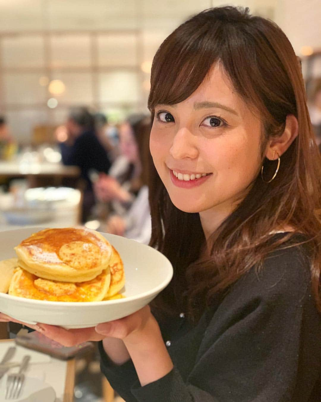 三上真奈さんのインスタグラム写真 - (三上真奈Instagram)「* KJとパンケーキ🥞 #映え」2月6日 17時23分 - mana.mikami47