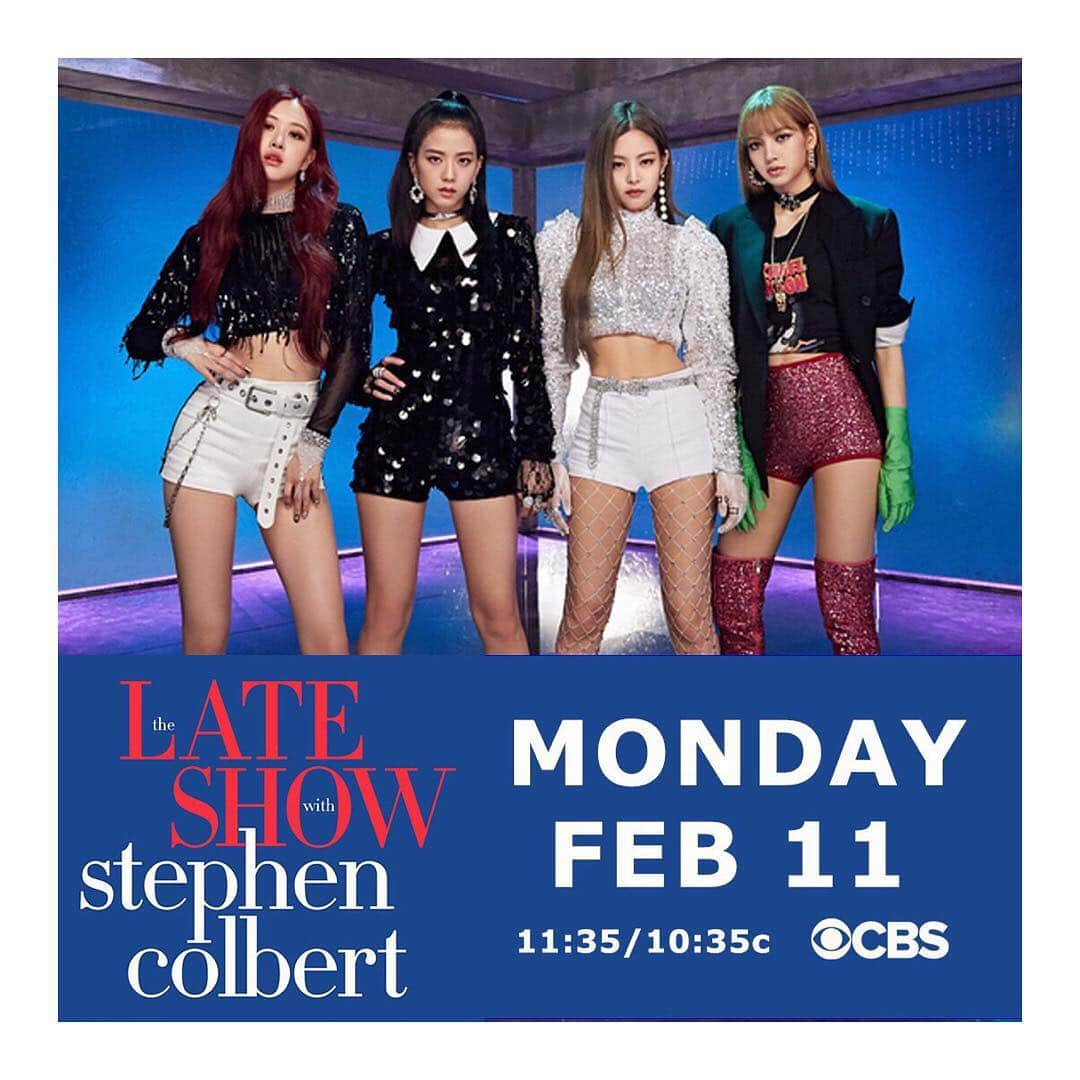 BLACKPINKさんのインスタグラム写真 - (BLACKPINKInstagram)「#BLACKPINK #블랙핑크 #CBS #THE_LATE_SHOW_WITH_STEPHEN_COLBERT #20190211 #ABC #GOOD_MORNING_AMERICA #GMA #20190212 #STRAHAN_AND_SARA #GMA_DAY #20190215 #YG」2月7日 9時27分 - blackpinkofficial