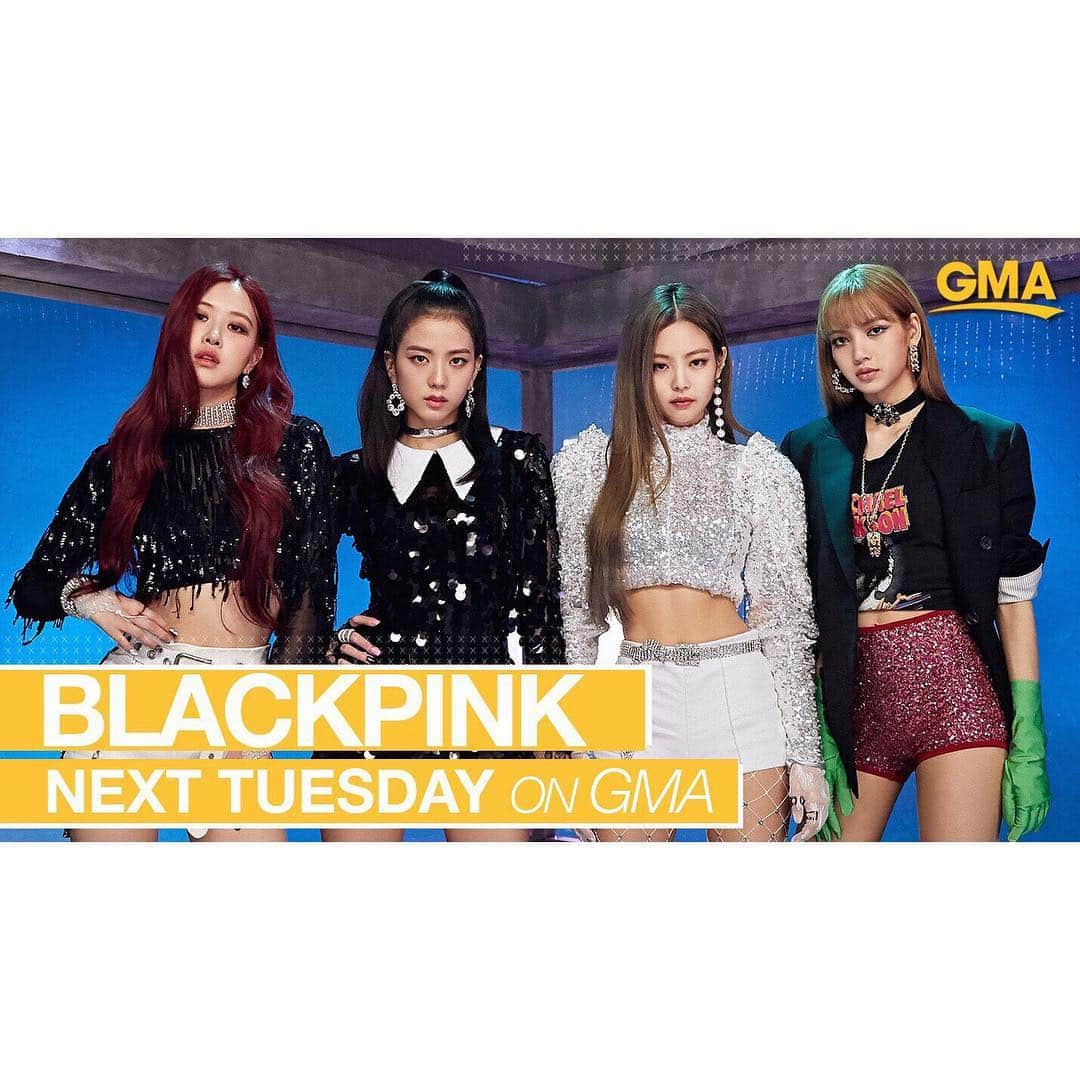 BLACKPINKさんのインスタグラム写真 - (BLACKPINKInstagram)「#BLACKPINK #블랙핑크 #ABC #GOOD_MORNING_AMERICA #GMA #LIVE #20190212 #YG」2月7日 9時29分 - blackpinkofficial