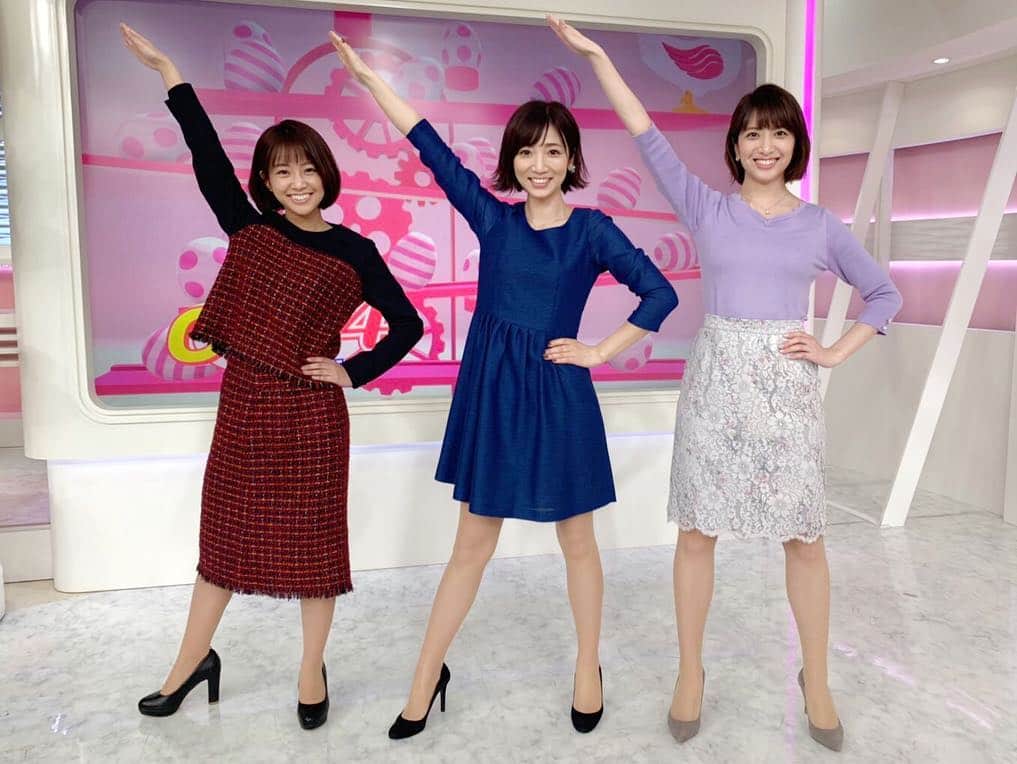 のインスタグラム：「﻿ ﻿ エンタメ班のデスクに﻿ 突然「サンバルカン」の話をされ、﻿ ﻿ 恥ずかしながら存じ上げなかった私は﻿ すぐさま画像検索。﻿ すると…、かっこいい写真がずらり✨﻿ ﻿ このポーズで写真を撮りたくなったので、﻿ 髪短いトリオで﻿ 太陽戦隊サンバルカン🕺﻿ ﻿ ﻿ #太陽戦隊サンバルカン #サンバルカン #声に出して言いたい日本語」