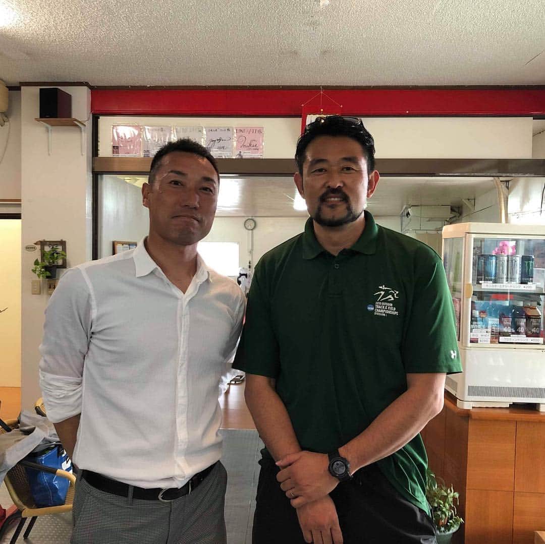 渡辺俊介のインスタグラム：「今日は偶然陸上のトップ選手、コーチとの交流の場がありました。」