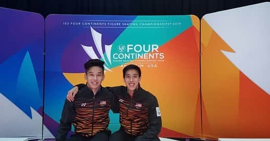 周凱翔さんのインスタグラム写真 - (周凱翔Instagram)「Short program today at 4CC Anaheim.  Our group start at 11.51am (Malaysia time) . . . #4CC #figureskating #teammas」2月8日 7時01分 - kaixiangchewwwww